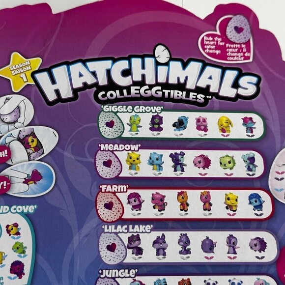 Hatchimals Coleggtibles  4 Pack Plus Orange Tiger RARE HTF Season 1 Mini Figure - Picture 11 of 14